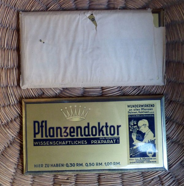 Original "Pflanzendoktor" Schild