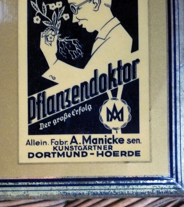 Original "Pflanzendoktor" Schild